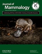 Cover for Journal of Mammalogy