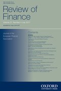 Cover for Review of Finance