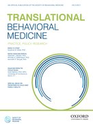 Cover for Translational Behavioral Medicine