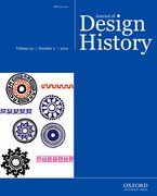 Cover for Journal of Design History