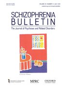 Cover for Schizophrenia Bulletin