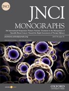 Cover for JNCI: Monographs
