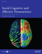 Cover for Social Cognitive and Affective Neuroscience