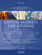 Cover for Capital Markets Law Journal