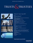 Cover for Trusts & Trustees