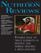 Cover for Nutrition Reviews