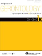 Cover for The Journals of Gerontology, Series B