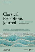 Cover for Classical Receptions Journal