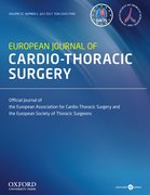 Cover for European Journal of Cardio-Thoracic Surgery