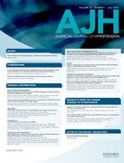 Cover for American Journal of Hypertension