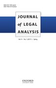 Cover for Journal of Legal Analysis