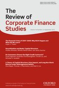 Cover for The Review of Corporate Finance Studies