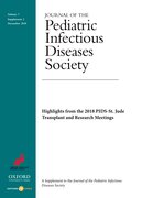Cover for Journal of the Pediatric Infectious Diseases Society