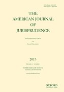 Cover for The American Journal of Jurisprudence