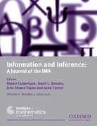Cover for Information and Inference: A Journal of the IMA