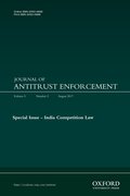 Cover for Journal of Antitrust Enforcement