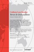 Cover for Uniform Law Review
