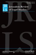 Cover for Jerusalem Review of Legal Studies