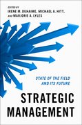 Cover for Strategic Management - 9780190090890