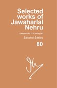 Cover for Selected Works of Jawaharlal Nehru, Second Series, Vol 80 (1 Dec 1962-31 Jan 1963)