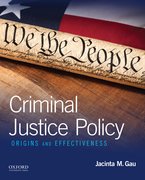 Cover for Criminal Justice Policy