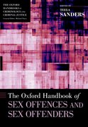 Cover for The Oxford Handbook of Sex Offences and Sex Offenders - 9780190213633