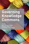Cover for Governing Knowledge Commons
