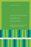 Cover for Entextualizing Domestic Violence