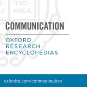 Cover for Oxford Research Encyclopedias: Communication
