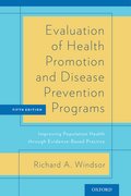 Cover for Evaluation of Health Promotion and Disease Prevention Programs