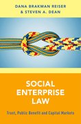Cover for Social Enterprise Law