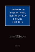 Cover for Yearbook on International Investment Law & Policy, 2013-2014