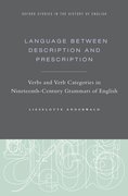 Cover for Language Between Description and Prescription