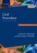 Cover for Civil Procedure
