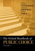 Cover for The Oxford Handbook of Public Choice, Volume 1