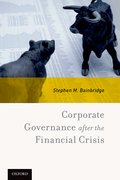 Cover for Corporate Governance after the Financial Crisis