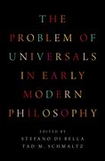 Cover for The Problem of Universals in Early Modern Philosophy