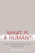 Cover for What Is a Human?
