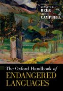 Cover for The Oxford Handbook of Endangered Languages