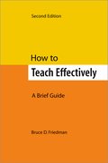 Cover for How to Teach Effectively, Second Edition