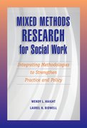 Cover for Mixed Methods Research for Social Work