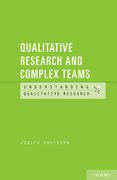 Cover for Qualitative Research and Complex Teams