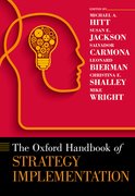 Cover for The Oxford Handbook of Strategy Implementation
