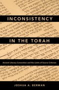 Cover for Inconsistency in the Torah