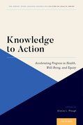 Cover for Knowledge to Action