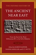 Cover for The Oxford History of the Ancient Near East: Volume II - 9780190687571