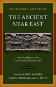 Cover for The Oxford History of the Ancient Near East: Volume III - 9780190687601