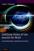 Cover for Codifying Choice of Law Around the World - 9780190689964