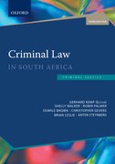 Cover for Criminal Law in South Africa