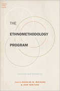 Cover for The Ethnomethodology Program